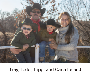 Trey, Todd, Tripp, and Carla Leland